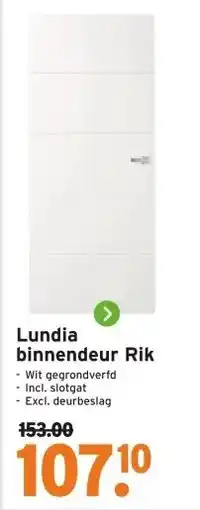 GAMMA Lundia binnendeur Rik aanbieding