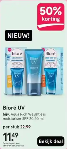 Etos Bioré UV aanbieding
