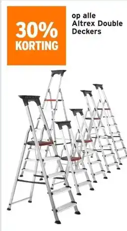 GAMMA 30% korting op alle Altrex Double Deckers aanbieding