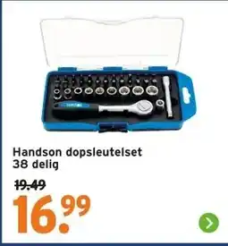 GAMMA Handson dopsleutelset 38 delig aanbieding