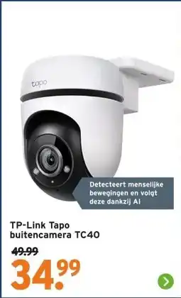 GAMMA TP-Link Tapo buitencamera TC40 aanbieding
