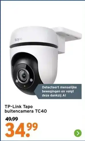 GAMMA TP-Link Tapo buitencamera TC40 aanbieding