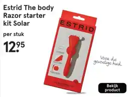 Etos Estrid The body Razor starter kit Solar aanbieding