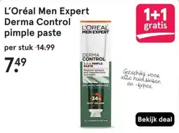 Etos L'Oréal Men Expert Derma Control pimple paste aanbieding