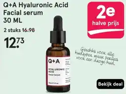 Etos Q+A Hyaluronic Acid Facial serum aanbieding