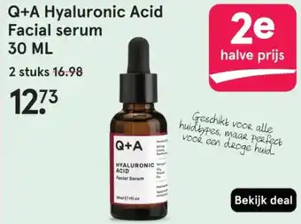 Etos Q+A Hyaluronic Acid Facial serum aanbieding
