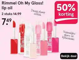Etos Rimmel Oh My Gloss! lip oil aanbieding