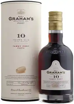 Gall & Gall Graham's 10 Years Old Tawny 20CL Port en sherry aanbieding