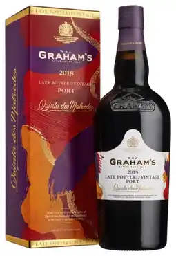 Gall & Gall Graham's Malvedos Late Bottled Vintage 2018 75CL Port en sherry aanbieding