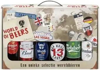 Gall & Gall World of Beers Cadeauverpakking 6X30CL Bier aanbieding