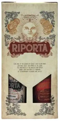 Gall & Gall Riporta Primitivo & Sangiovese Cadeaupakket 2X75CL Wijn aanbieding