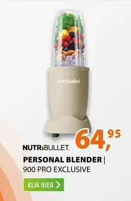 Expert Nutribullet 900 PRO EXCLUSIVE Beige aanbieding