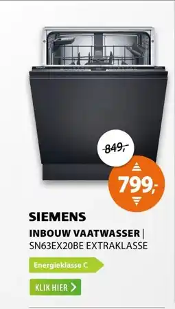 Expert Siemens SN63EX20BE extraKlasse aanbieding