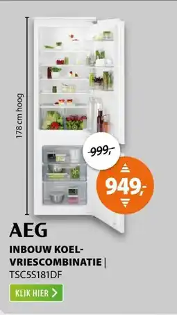Expert AEG TSC5S181DF aanbieding