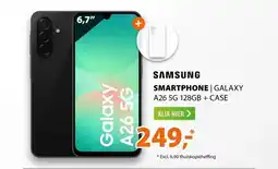 Expert Samsung Galaxy A26 5G 128GB + Clear Case Zwart aanbieding
