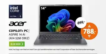 Expert Acer Aspire 14 AI (A14-52M-59XZ) aanbieding