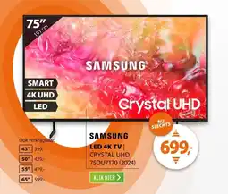 Expert Samsung Crystal UHD 75DU7170 (2024) aanbieding