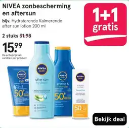 Etos NIVEA zonbescherming en aftersun aanbieding