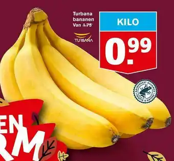 Hoogvliet Turbana Bananen aanbieding