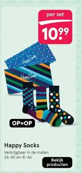 Etos Happy Socks aanbieding