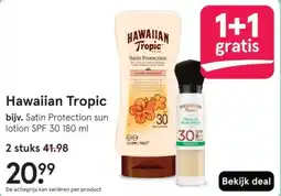 Etos Hawaiian Tropic aanbieding