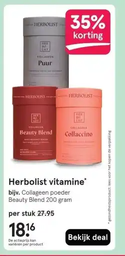 Etos Herbolist aanbieding