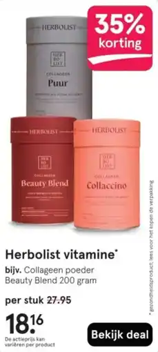 Etos Herbolist vitamine aanbieding
