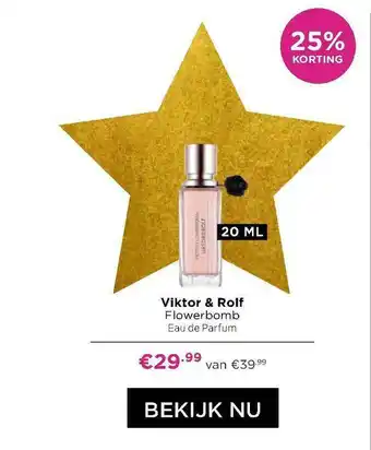 ICI Paris XL Viktor & Rolf Flowerbomb Eau De Parfum 25% Korting aanbieding