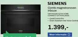 De Witgoed Specialist SIEMENS Combi magnetronoven inbouw aanbieding