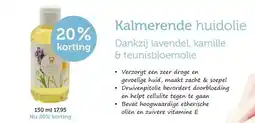 De Rode Pilaren Kalmerende huidolie aanbieding