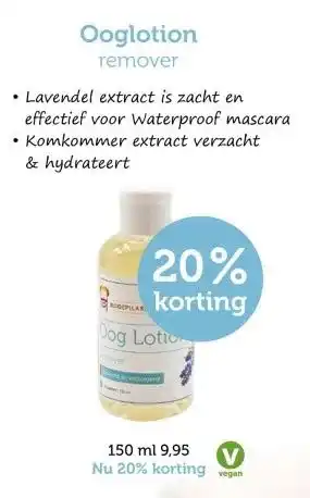 De Rode Pilaren Ooglotion aanbieding