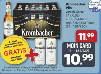 Combi Krombacher Pils aanbieding