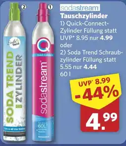 Combi sodastream Tauschzylinder aanbieding