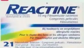 Etos Reactine aanbieding