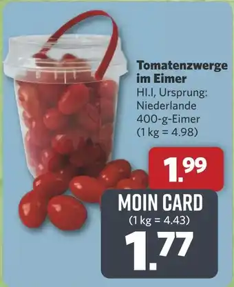 Combi Tomatenzwerge im Eimer aanbieding