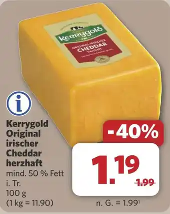 Combi Kerrygold Original irischer Cheddar herzhaft aanbieding