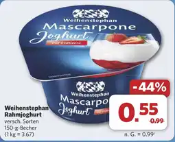 Combi Weihenstephan Rahmjoghurt aanbieding