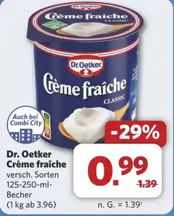 Combi Dr. Oetker Crème fraîche aanbieding