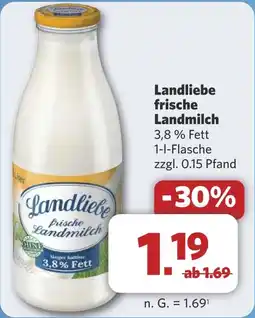 Combi Landliebe frische Landmilch aanbieding