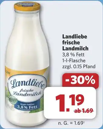 Combi Landliebe frische Landmilch aanbieding
