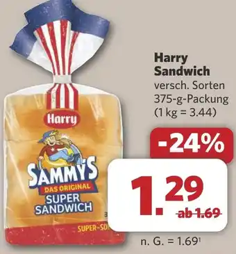 Combi Harry Sandwich aanbieding