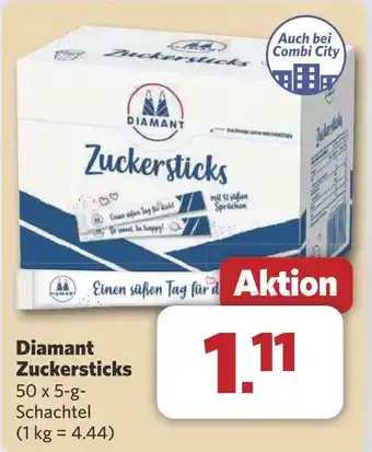 Combi Diamant Zuckersticks aanbieding
