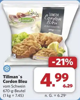 Combi Tillman's Cordon Bleu aanbieding