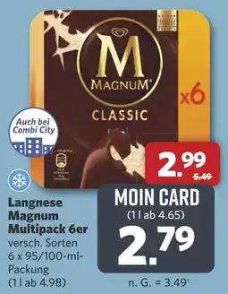 Combi Langnese Magnum Multipack 6er aanbieding