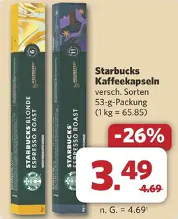 Combi Starbucks Kaffeekapseln aanbieding
