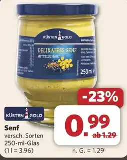 Combi KÜSTEN GOLD Senf aanbieding