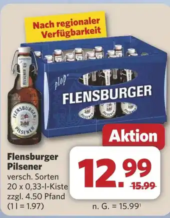 Combi Flensburger Pilsener aanbieding