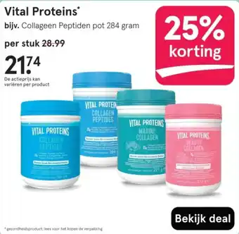 Etos Vital Proteins aanbieding