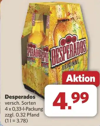 Combi Desperados aanbieding