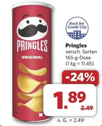 Combi Pringles aanbieding